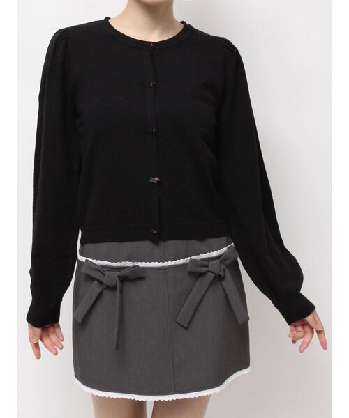 セール】terrier button knit cardigan（カーディガン/ボレロ）｜merry