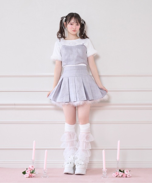 セール】ポイントフェザーラメチェックセットアップ（セットアップ