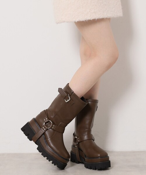 セール】【トレンド感も着回し力も◎】2WAYダブルトラックソール