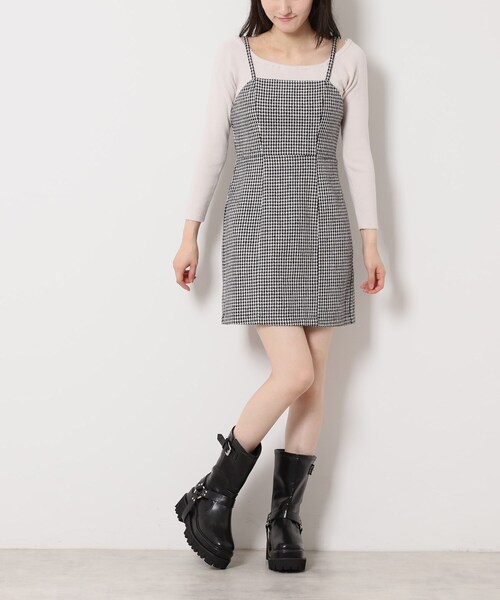ESPERANZA(エスペランサ)の「【トレンド感も着回し力も◎】2WAYダブルトラックソールエンジニアブーツ(ブーツ・レディース・ブラウン系/ブラック/ブラック系8・L/M/S/LL)」の5枚目の写真