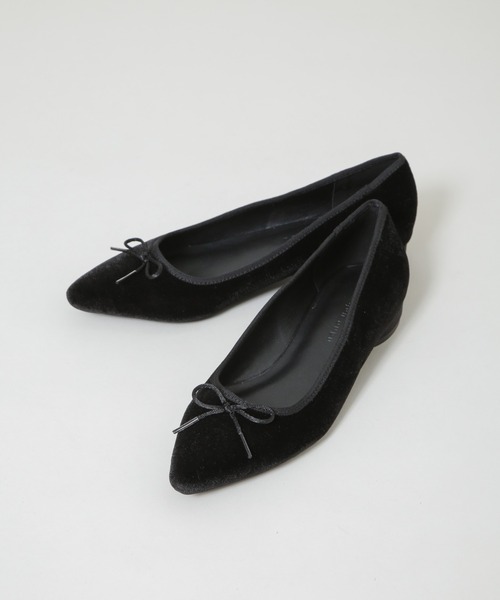 NANO universe（ナノユニバース）の「ポインテッドバレエシューズ（バレエシューズ・レディース・オフホワイト/ブラック・36/37/38）」の7枚目の写真