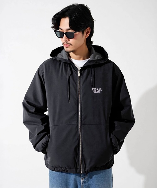 RED KAP(レッドキャップ)の「REDKAP/レッドキャップ ダックフーデットジャケット アメカジ アウター 中綿 ワークジャケット(ブルゾン・メンズ・ブラック/カーキ/ベージュ・L/M/XL)」の4枚目の写真