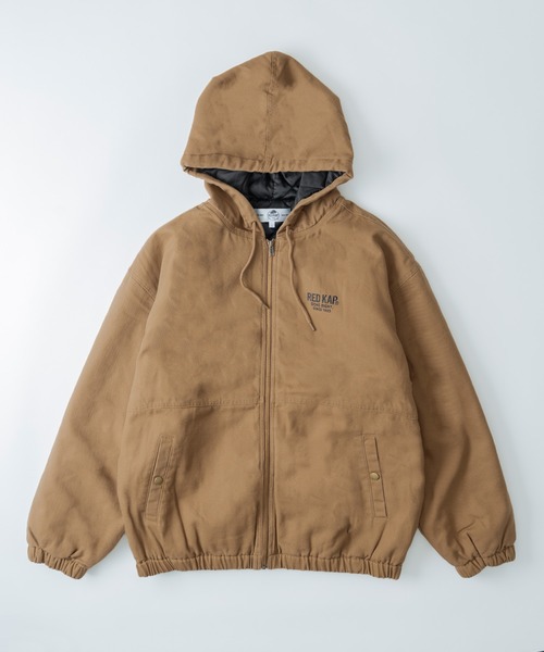 RED KAP(レッドキャップ)の「REDKAP/レッドキャップ ダックフーデットジャケット アメカジ アウター 中綿 ワークジャケット(ブルゾン・メンズ・ブラック/カーキ/ベージュ・L/M/XL)」の18枚目の写真