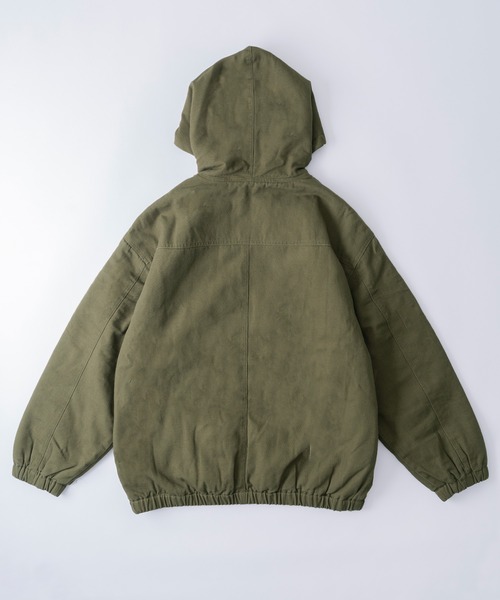 RED KAP(レッドキャップ)の「REDKAP/レッドキャップ ダックフーデットジャケット アメカジ アウター 中綿 ワークジャケット(ブルゾン・メンズ・ブラック/カーキ/ベージュ・L/M/XL)」の21枚目の写真