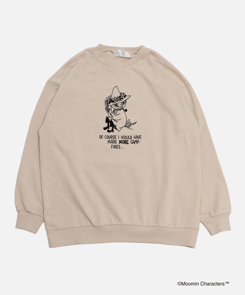 MOOMIN(ムーミン)の「〈ムーミン〉プリント 裏毛トレーナー(スウェット・レディース・ホワイト/オートミール/クリーム・LARGE/MEDIUM)」の13枚目の写真