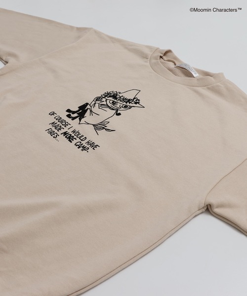 MOOMIN(ムーミン)の「〈ムーミン〉プリント 裏毛トレーナー(スウェット・レディース・ホワイト/オートミール/クリーム・LARGE/MEDIUM)」の21枚目の写真