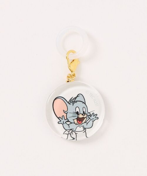 公式】TOM and JERRY めじるしガラスチャーム（キーケース/キー