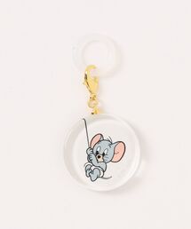 TOM&JERRY（トムアンドジェリー）の「【公式】TOM and JERRY　めじるしガラスチャーム（キーケース/キーアクセサリー）」