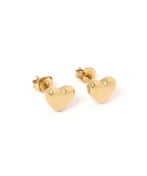 studio CLIP | 【daily CLIP】ステンレスハートスタッドピアス(ピアス（両耳用）)