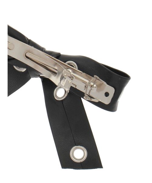 jouetie（ジュエティ）の「ハトメリボンバレッタ（バレッタ/ヘアクリップ・レディース・ブラック・FREE）」の4枚目の写真