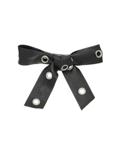 jouetie（ジュエティ）の「ハトメリボンバレッタ（バレッタ/ヘアクリップ・レディース・ブラック・FREE）」の6枚目の写真