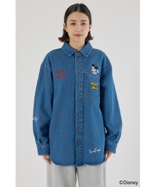 RODEO CROWNS WIDE BOWL ミッキーDENIMシャツ ミッキー）DENIMシャツ（シャツ/ブラウス）｜RODEO CROWNS WIDE BOWL
