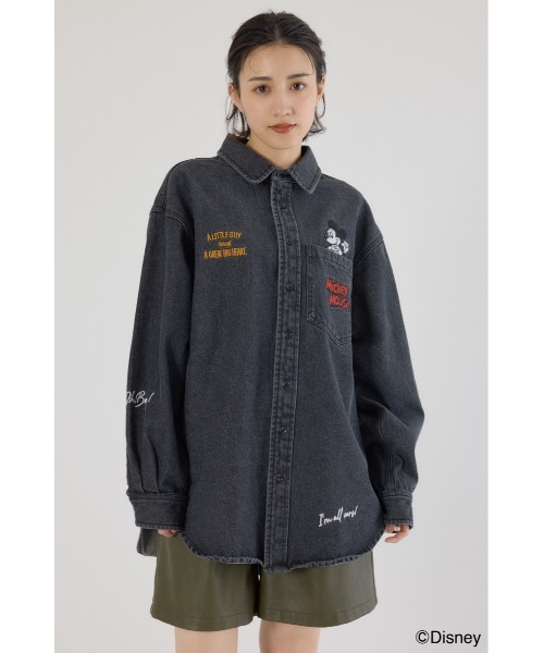 RODEO CROWNS WIDE BOWL ミッキーDENIMシャツ ミッキー）DENIMシャツ（シャツ/ブラウス）｜RODEO CROWNS WIDE BOWL