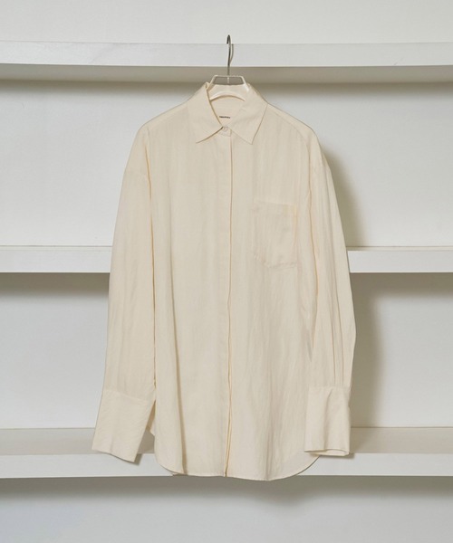 TODAYFUL/トゥデイフル】Sliky Pocket Shirts/シルキーポケット