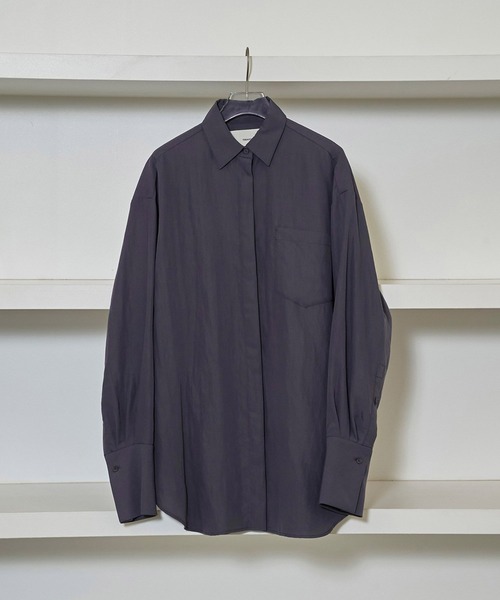 TODAYFUL/トゥデイフル】Sliky Pocket Shirts/シルキーポケット