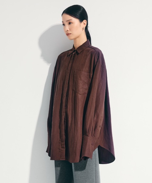 TODAYFUL/トゥデイフル】Sliky Pocket Shirts/シルキーポケット