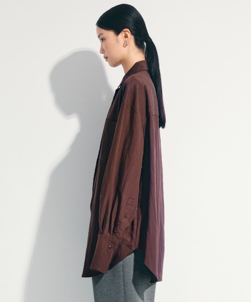 TODAYFUL/トゥデイフル】Sliky Pocket Shirts/シルキーポケット
