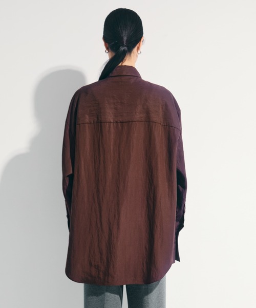 トゥデイフル　Silky Pocket Shirts TODAYFUL/トゥデイフル】Sliky Pocket Shirts/シルキーポケット
