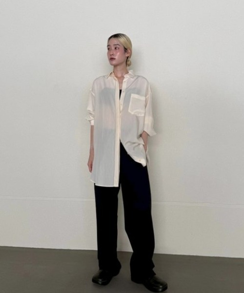 Todayful シルキーポケットシャツ TODAYFUL/トゥデイフル】Sliky Pocket Shirts/シルキーポケット