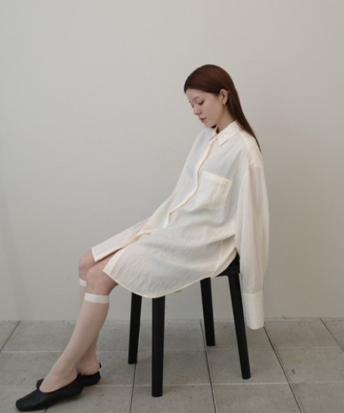 TODAYFUL/トゥデイフル】Sliky Pocket Shirts/シルキーポケット