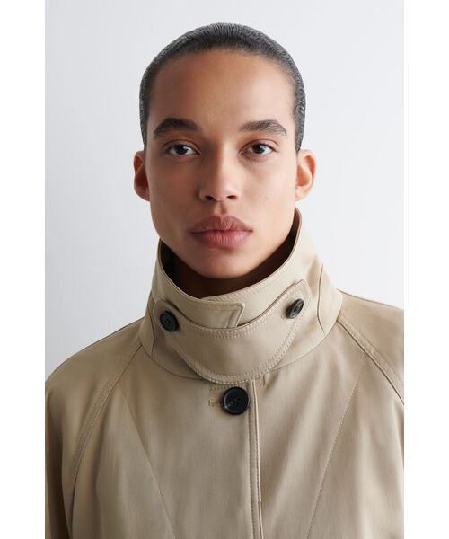 COS ベージュ トレンチコート A-LINE TRENCH JACKET Aライントレンチジャケット ベージュ｜COS コス
