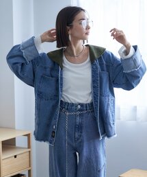 コーデュロイ」に該当するデニムジャケットファッション通販