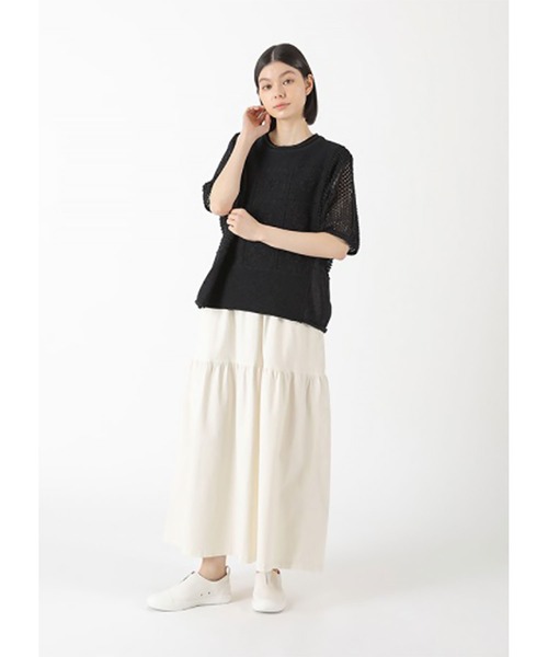 Plantation(プランテーション)の「PRIMEストレッチ / スカート / (O)(スカート・レディース・ホワイト/ベージュ/オレンジ・M size)」の8枚目の写真