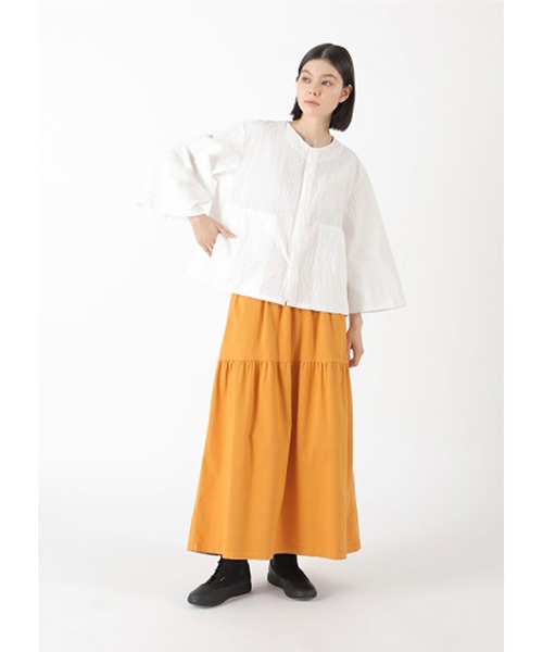 Plantation(プランテーション)の「PRIMEストレッチ / スカート / (O)(スカート・レディース・ホワイト/ベージュ/オレンジ・M size)」の7枚目の写真
