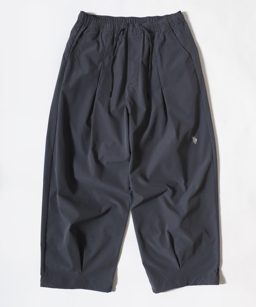 U.S. POLO ASSN.（ユーエスポロアッスン）の「U.S. POLO ASSN./ユーエスポロアッスン 撥水 UVカット ストレッチ ワイド タック バルーンパンツ/イージーパンツ/レディース メンズ（その他パンツ・メンズ・ネイビー/ベージュ/グレー/ブラック・LL/L/M/S）」の11枚目の写真