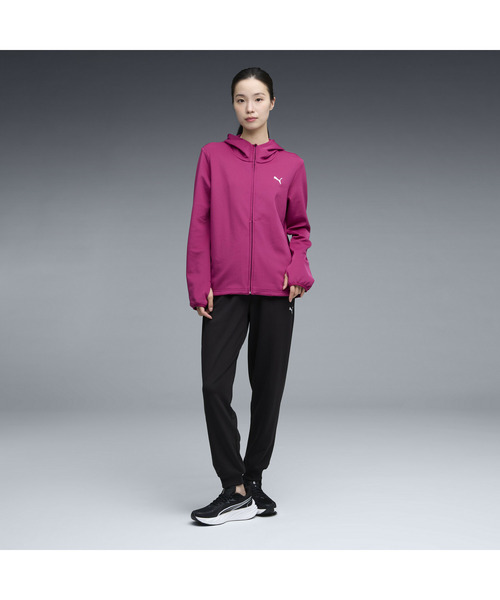 PUMA(プーマ)の「PUMA プーマ ウィメンズ トレーニング TAD ニットジャケット(パーカー・レディース・レッド系その他/ブラック・LARGE/X-LARGE/MEDIUM/SMALL)」の4枚目の写真