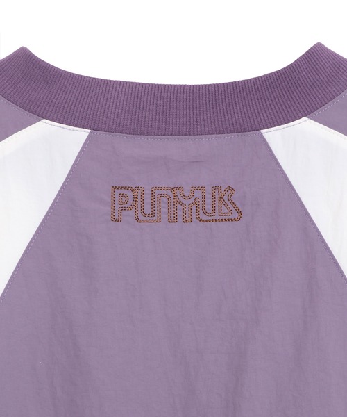 PUNYUS（プニュズ）の「ナンバリングユニフォームナイロンＴ（Tシャツ/カットソー・レディース・ネイビー/パープル/カーキ・3/4）」の11枚目の写真