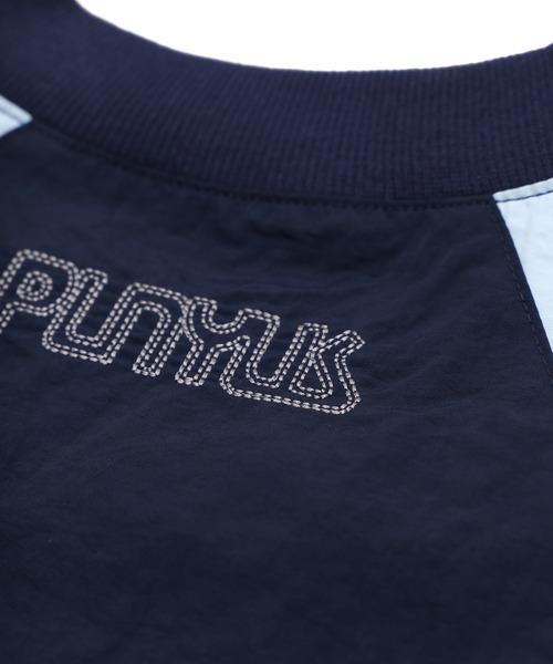 PUNYUS（プニュズ）の「ナンバリングユニフォームナイロンＴ（Tシャツ/カットソー・レディース・ネイビー/パープル/カーキ・3/4）」の22枚目の写真