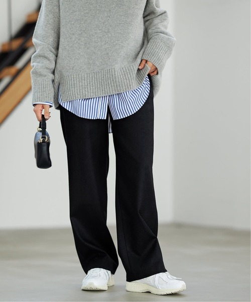 ≪手洗い可 / 追加≫ウォッシャブルサキソニーイージーパンツ