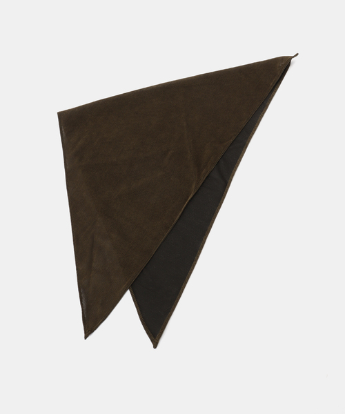 SLOBE IENA(スローブイエナ)の「La Maison de Lyllis/ラメゾンドリリス SANKAKU スカーフ 2253014(ストール/ショール・レディース・カーキ・FREE)」の1枚目の写真