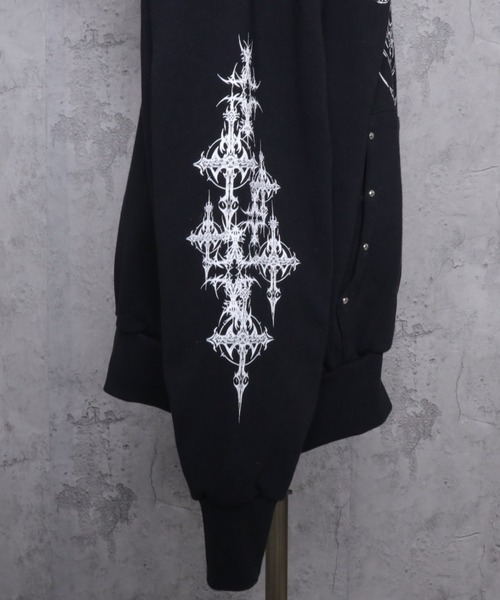 ファー付きAmiligeラインストーンZIPパーカー（パーカー）｜Amilige