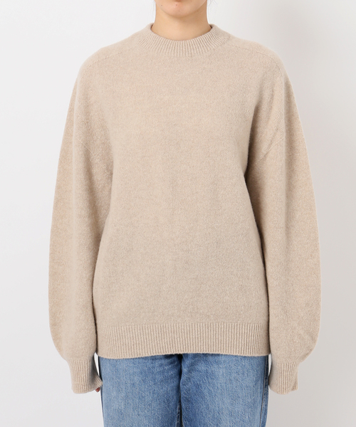 セール】クルーネック ミドルゲージプルオーバー（ニット/セーター