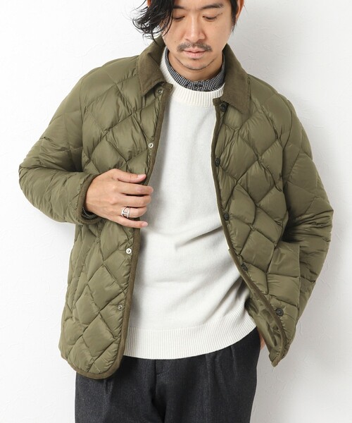 新品未使用★TAION★タイオン★別注★キルティングダウンジャケット TAION（タイオン） ダウンジャケット ダウン 「WEB限定/SHIPS別注