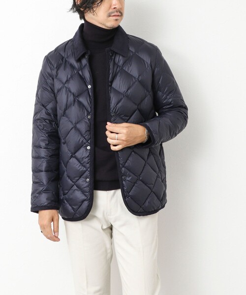 TAION（タイオン）の「【TAION/タイオン】別注ソフトシェル キルティングジャケット 25AW（ダウンジャケット/コート・メンズ・ダークネイビー/ブラック/チャコールグレー/オリーブ・XL/L/M/S）」の20枚目の写真