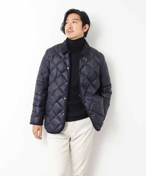 TAION（タイオン）の「【TAION/タイオン】別注ソフトシェル キルティングジャケット 25AW（ダウンジャケット/コート・メンズ・ダークネイビー/ブラック/チャコールグレー/オリーブ・XL/L/M/S）」の22枚目の写真