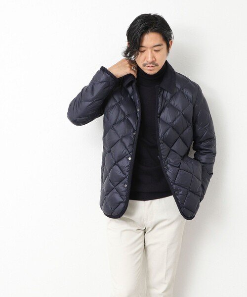 新品未使用★TAION★タイオン★別注★キルティングダウンジャケット TAION（タイオン） ダウンジャケット ダウン 「WEB限定/SHIPS別注