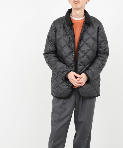TAION（タイオン）の「【TAION/タイオン】別注ソフトシェル キルティングジャケット 25AW（ダウンジャケット/コート・メンズ・ダークネイビー/ブラック/チャコールグレー/オリーブ・XL/L/M/S）」の5枚目の写真