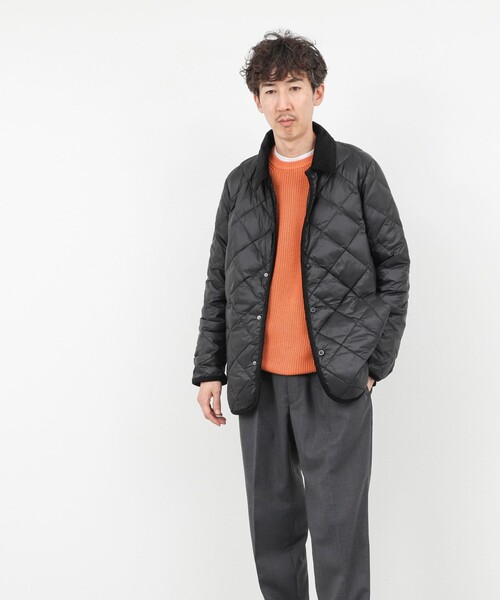 TAION（タイオン）の「【TAION/タイオン】別注ソフトシェル キルティングジャケット 25AW（ダウンジャケット/コート・メンズ・ダークネイビー/ブラック/チャコールグレー/オリーブ・XL/L/M/S）」の9枚目の写真
