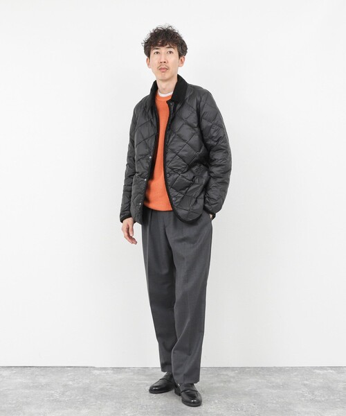 TAION（タイオン）の「【TAION/タイオン】別注ソフトシェル キルティングジャケット 25AW（ダウンジャケット/コート・メンズ・ダークネイビー/ブラック/チャコールグレー/オリーブ・XL/L/M/S）」の10枚目の写真