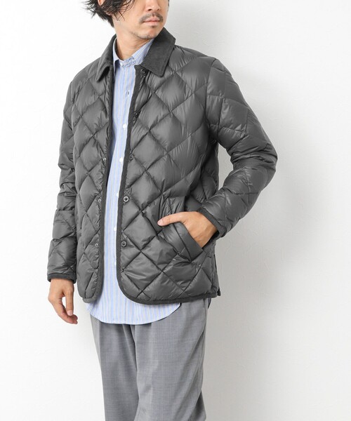 TAION（タイオン）の「【TAION/タイオン】別注ソフトシェル キルティングジャケット 25AW（ダウンジャケット/コート・メンズ・ダークネイビー/ブラック/チャコールグレー/オリーブ・XL/L/M/S）」の13枚目の写真