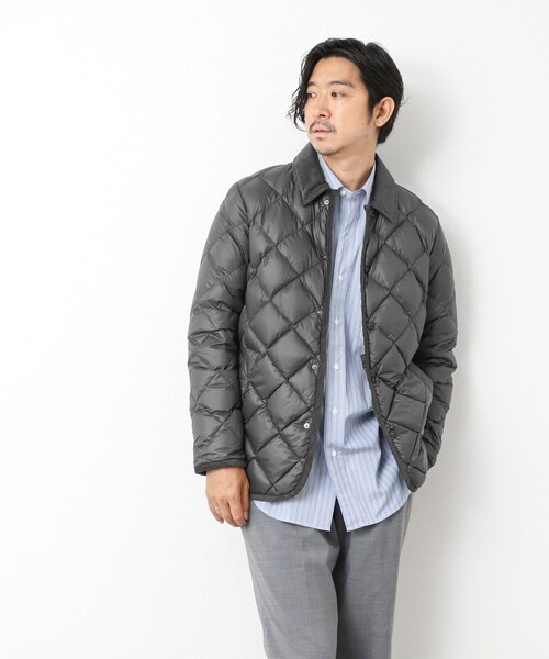 TAION（タイオン）の「【TAION/タイオン】別注ソフトシェル キルティングジャケット 25AW（ダウンジャケット/コート・メンズ・ダークネイビー/ブラック/チャコールグレー/オリーブ・XL/L/M/S）」の17枚目の写真