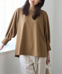 再入荷・新色登場【RONEL】カットジョーゼットボリュームスリーブブラウス