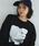 MIRROR STOKE�i�~���[�X�g�[�N�j�́u��WEB�����y�V�F�ǉ��zMS LOGO SWEATSHIRT/�~���[�X�g�[�N���S�X�E�F�b�g�V���c�i�X�E�F�b�g�j�v�b�u���b�N