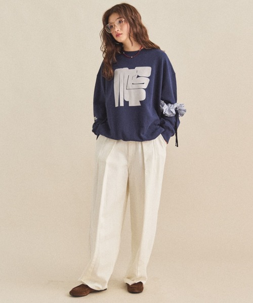 セール】≪WEB限定≫【新色追加】MS LOGO SWEATSHIRT/ミラーストーク