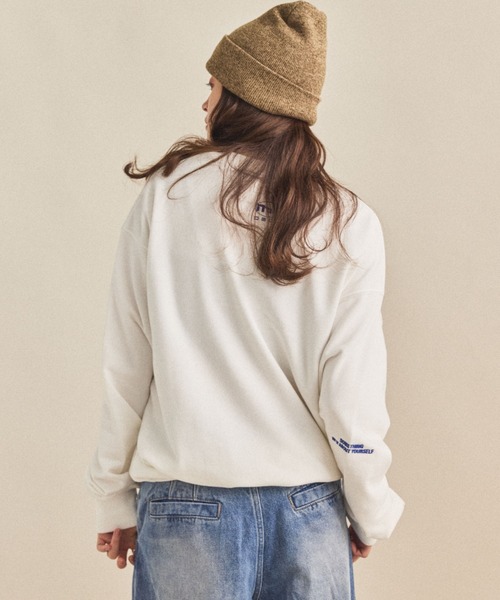 MIRROR STOKE(ミラーストーク)の「≪WEB限定≫【新色追加】MS LOGO SWEATSHIRT/ミラーストークロゴスウェットシャツ(スウェット・レディース・ネイビー/オフホワイト/ブラック/グレー・MEDIUM)」の21枚目の写真