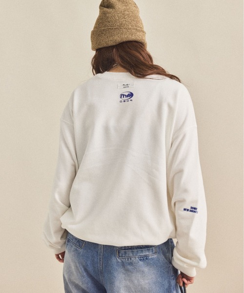 MIRROR STOKE(ミラーストーク)の「≪WEB限定≫【新色追加】MS LOGO SWEATSHIRT/ミラーストークロゴスウェットシャツ(スウェット・レディース・ネイビー/オフホワイト/ブラック/グレー・MEDIUM)」の22枚目の写真